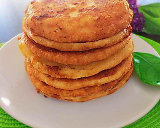 Лепешки с сыром и картошкой