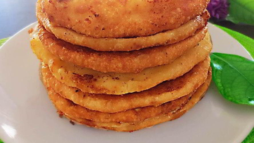 Рецепт лепешек с сыром и картошкой