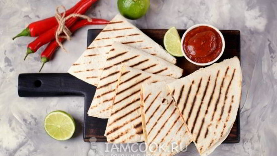 Рецепт мексиканской лепешки с начинкой