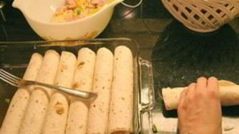 пита с ветчиной