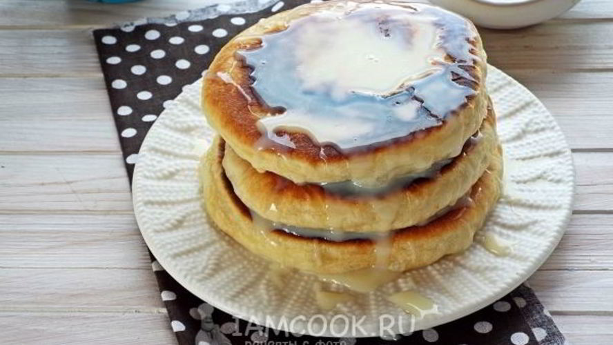 Рецепт пышных лепешек на кефире