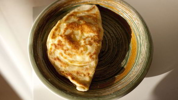 Рецепт Сырной лепешки с базиликом