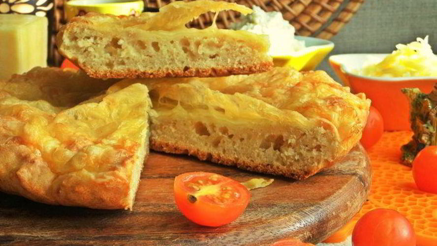 Рецепт сырной лепешки
