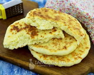 Сырные лепешки за 5 минут