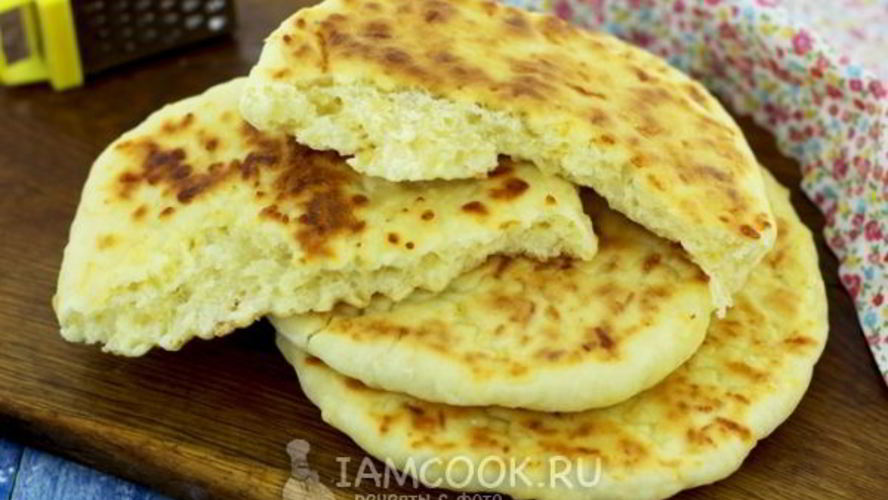 Рецепт сырных лепешек за 5 минут