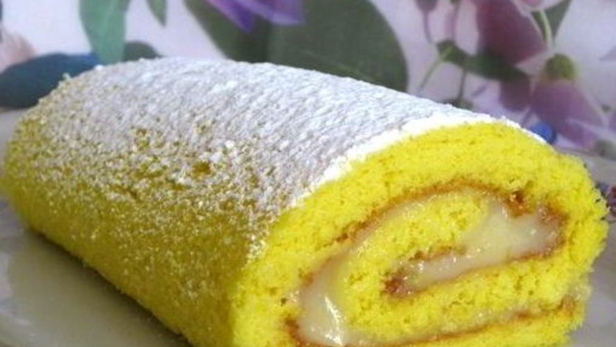 Рецепт лимонного рулета