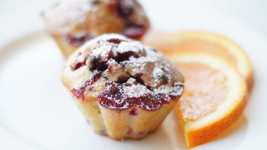 Рецепт апельсинова-ягодных маффины фитнес