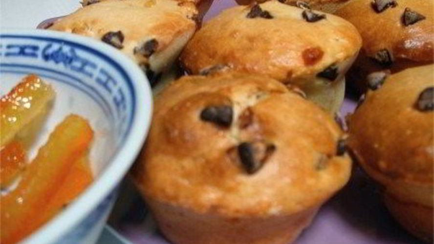 Рецепт апельсиновых маффинов с шоколадной крошкой