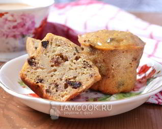 Бананово-яблочные маффины