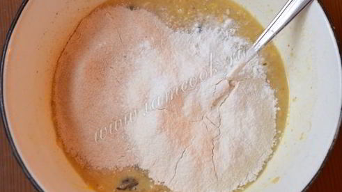 бананово-яблочные маффины