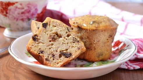 бананово-яблочные маффины