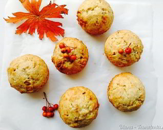 Банановые маффины с белым шоколадом