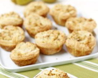 Кукурузные маффины с грушей и карамелизованным имбирем