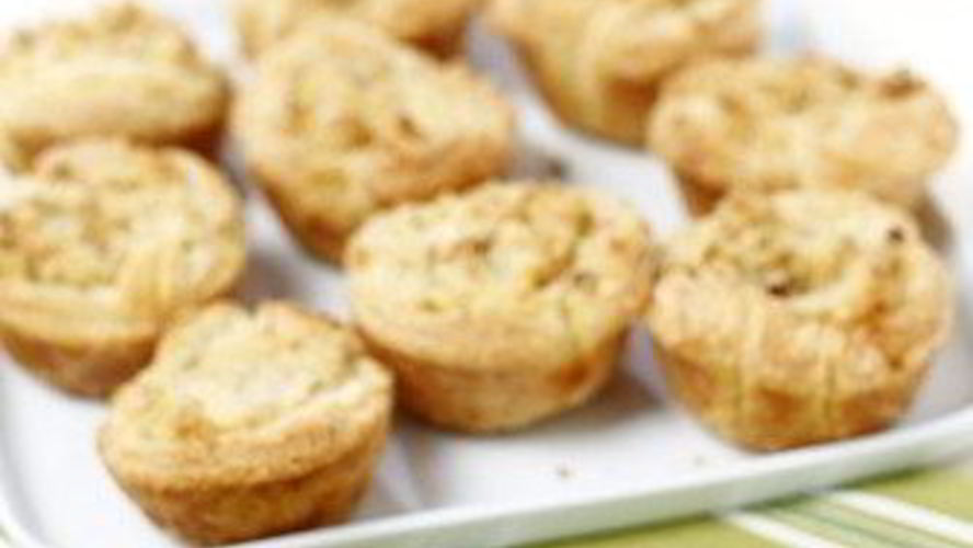 Рецепт кукурузные маффины с грушей и карамелизованным имбирем