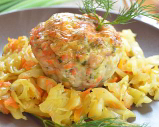 Маффины из индейки с укропом