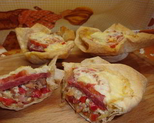 Маффины из лаваша