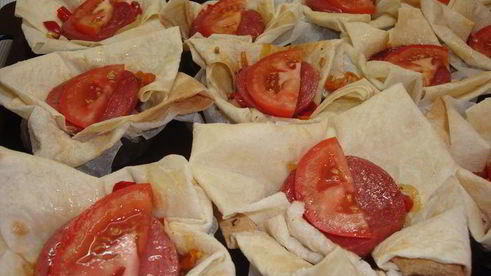 маффины из лаваша