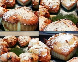 Маффины с белым шоколадом и виноградом