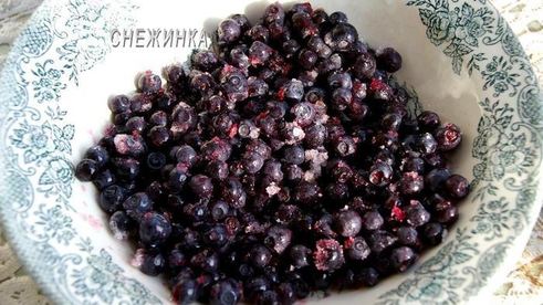 маффины с черникой и миндалем