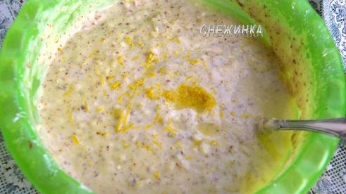 маффины с черникой и миндалем