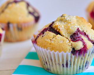 Маффины с черникой