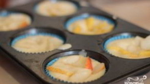 маффины с грушей