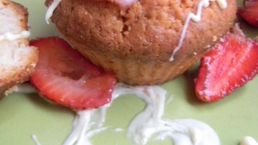 Рецепт маффинов с клубникой и белым шоколадом