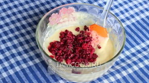 маффины с малиной