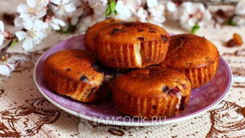 маффины с малиной