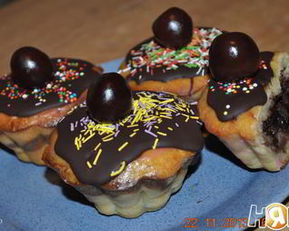 Маффины с шоколадом