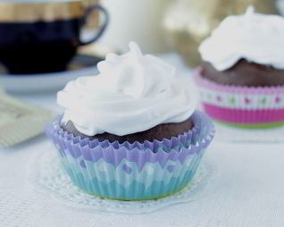 Маффины с зефирным кремом