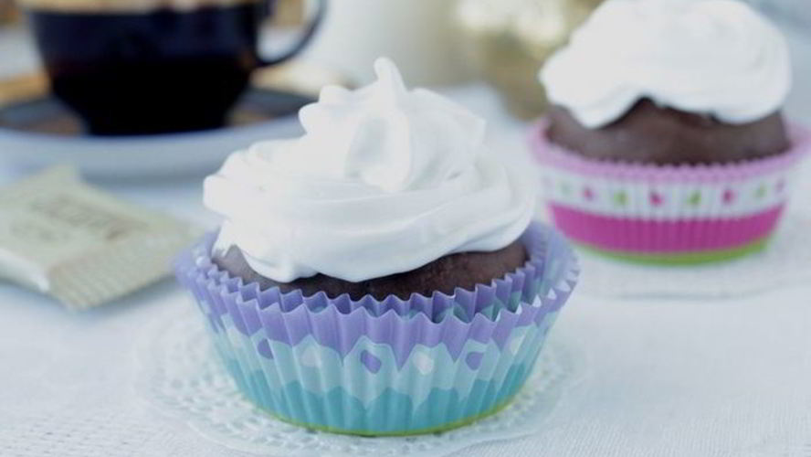 Рецепт маффинов с зефирным кремом