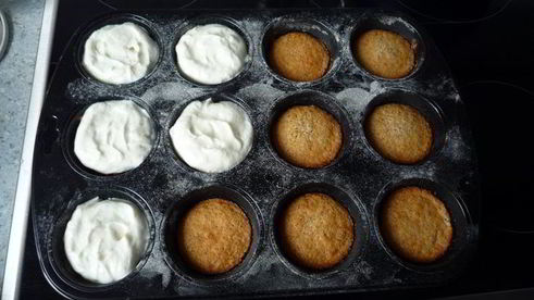 полезные фруктово-творожные маффины