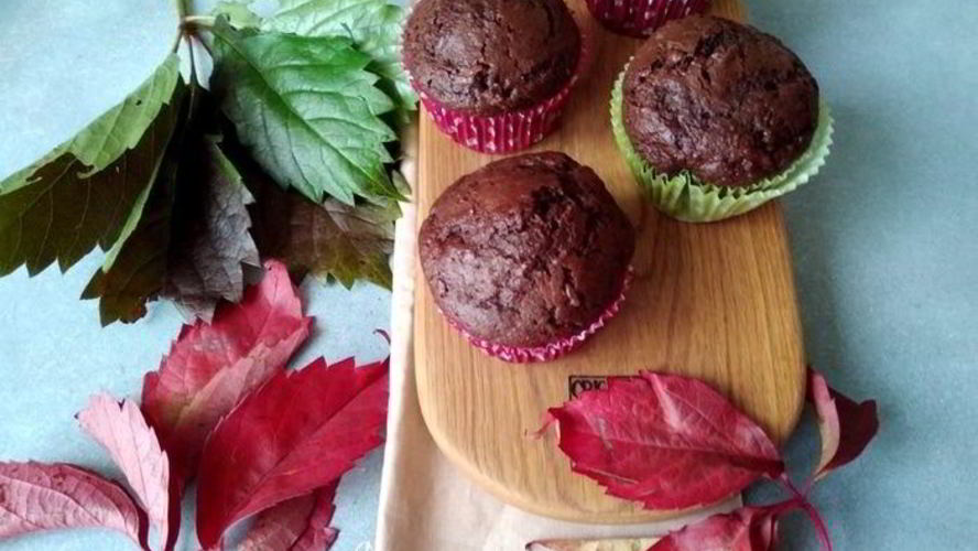 Рецепт шоколадных маффинов с цукини