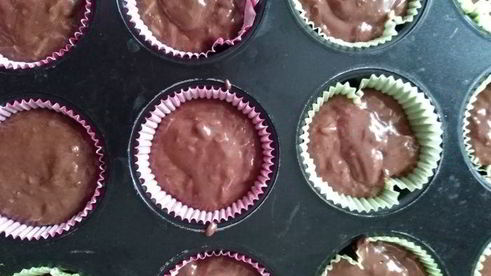 шоколадные маффины с цукини