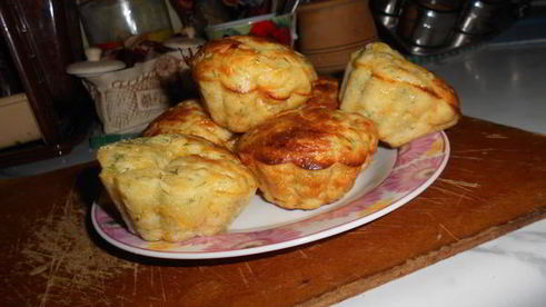 сырные маффины