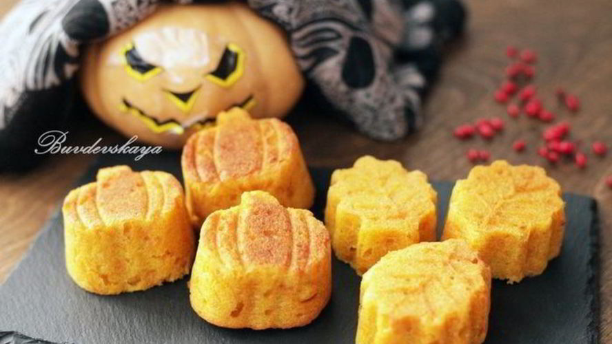 Рецепт тыквенно-морковных маффины на хеллоуин