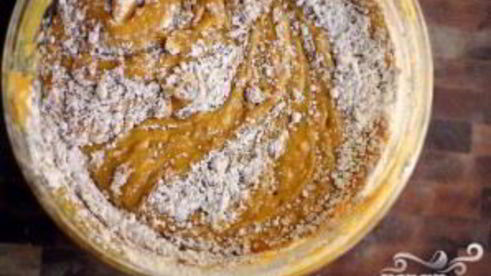 тыквенные маффины с нутеллой