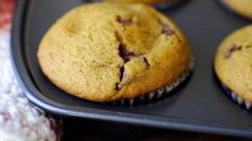 тыквенные маффины с нутеллой