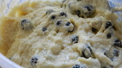 ягодные маффины с миндальным штрейзелем