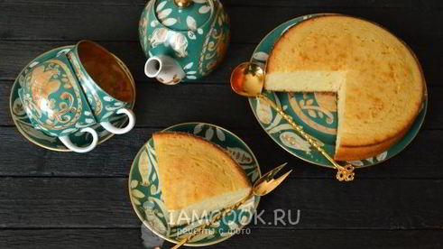 классический манник на кефире без муки