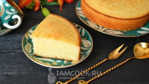 классический манник на кефире без муки