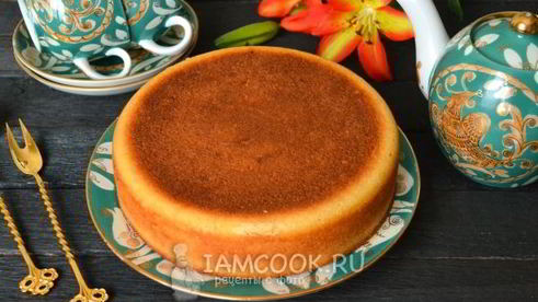 классический манник на кефире без муки