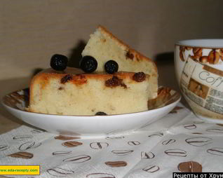 Манник на кефире в духовке классический