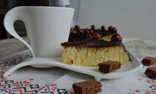 Манник на сковороде