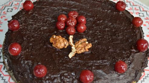 манник на сковороде