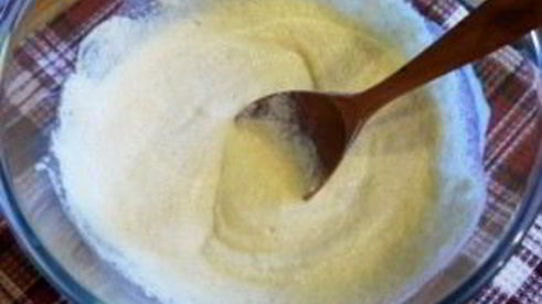 манник с кефиром