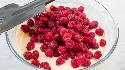 манник с малиной