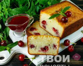 Манник с вишней