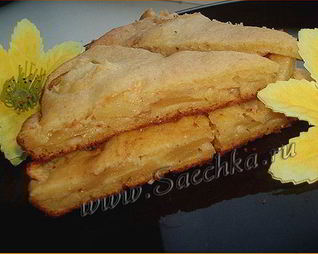 Манник с яблоками